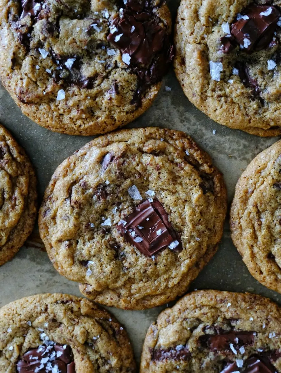 Wild Thing heritage grain cookies with sea salt and dark chocolate